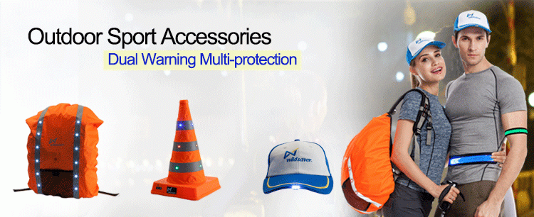 LED light flashing safety riding jacket motorcycle