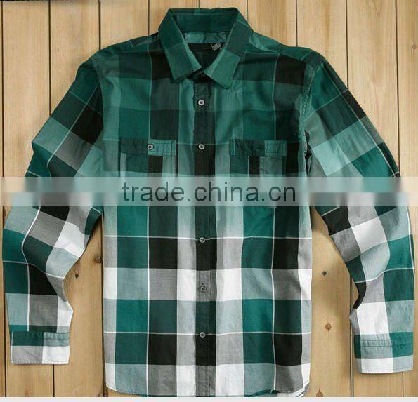 gradient printing casual shirts fashion man shirt