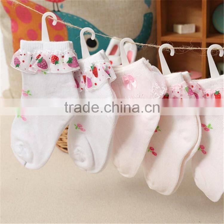 Baby socks lace cotton socks