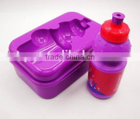 Portable School lunch box with sports bottle kits