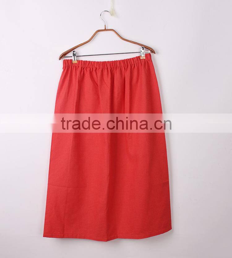 waffle weave bath dress wrap towel unisex