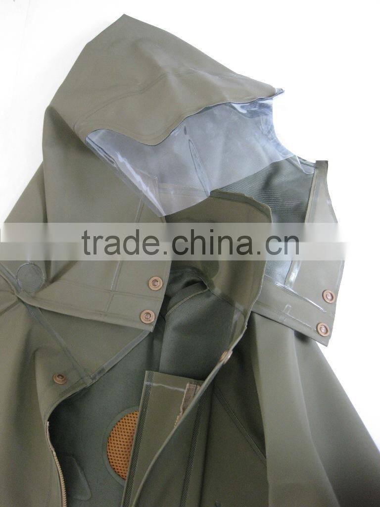 2016 Custom Industrial PVC Rubber Rain Coat