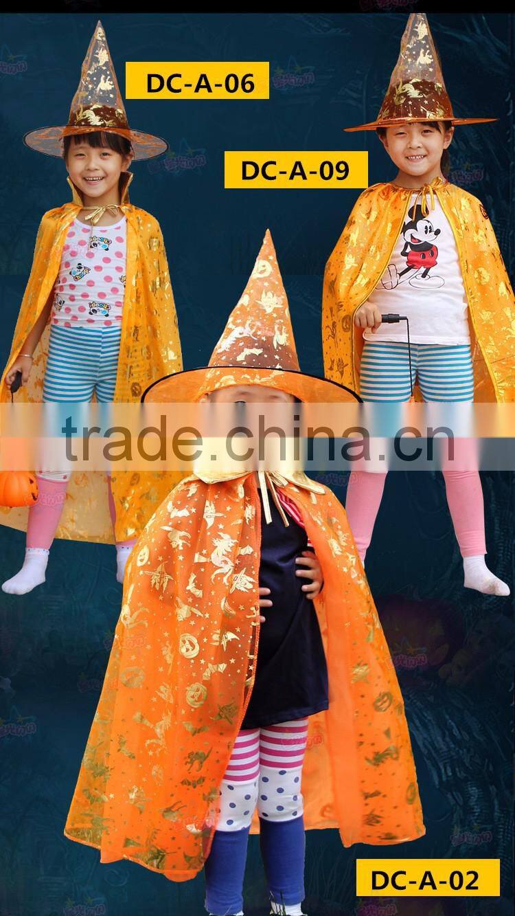 Cheap Cost Carnival Party Kids Fancy Dress Halloween cape cloak for Girls