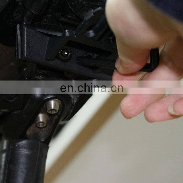 Hot sale colorful bike light with bag outdoor pouch bicycle seat bag cheap glowing bike bag