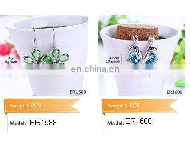 Handmade Jewelry Antique Silver Earring Dream Catcher Charm Drop Earring fr Women