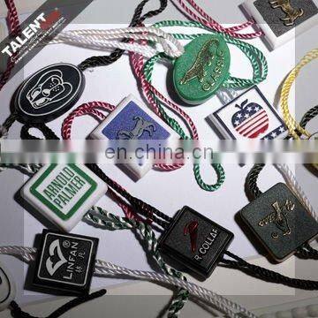 custom private brand garment price swing tag string seal tag