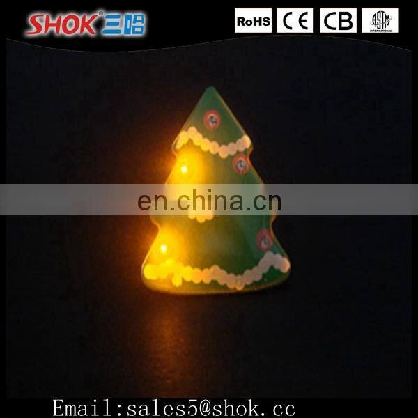 China Manufacturer Novelty Custom Flashing LED Badge/LED Message Badge/LED Button Badge For Christmas Decoration