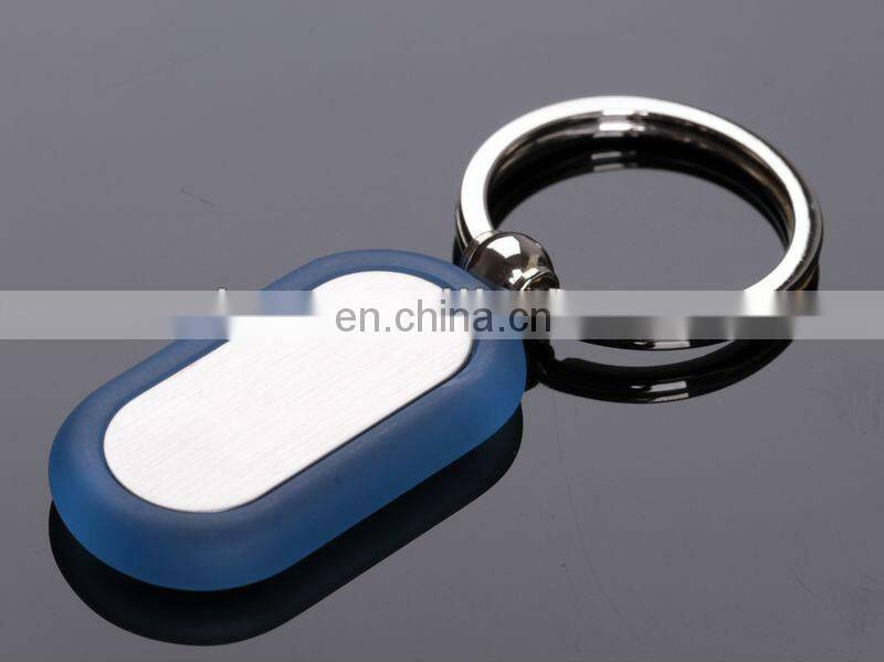 zinc alloy metal brand keychain car brand keychain oval brands keyring Guangzhou
