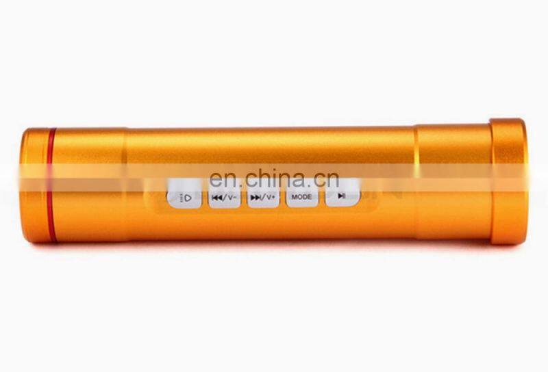 Multi Function Bike Flashlight Speaker Sports Music Torch TF Card MP3 Player