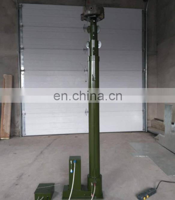 9m electric camera light telescopic mast