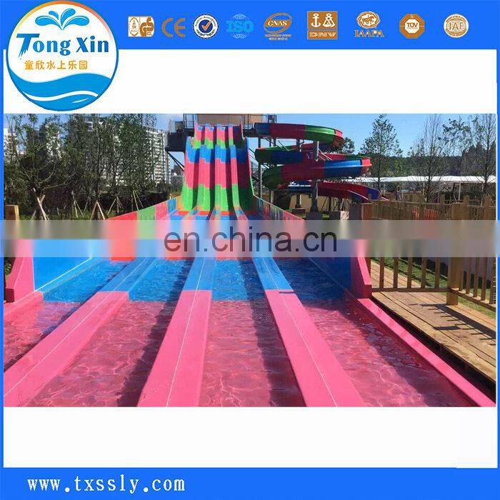 outside water park equipment water play slide fiberglass slide