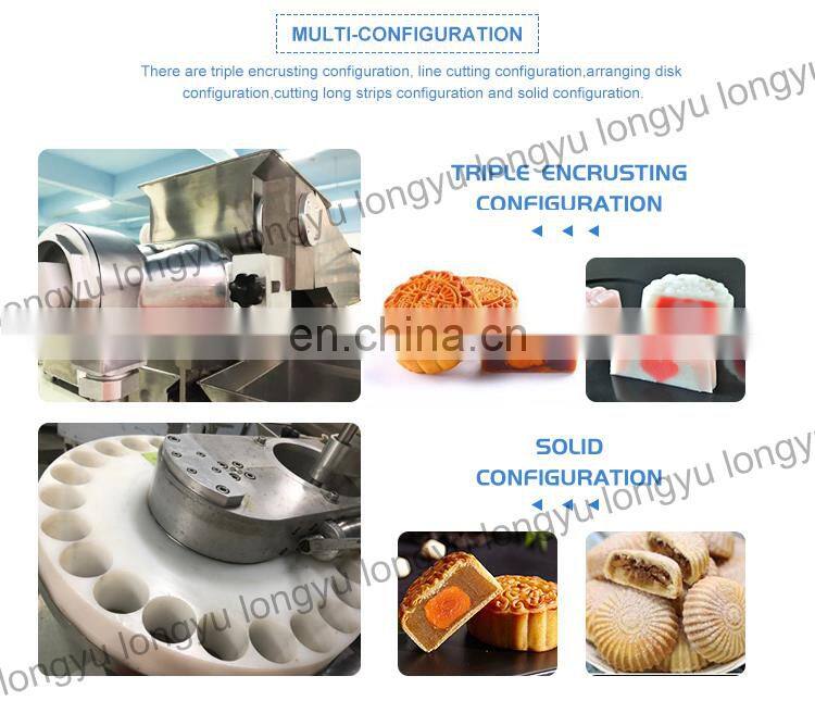 Good quality Automatic Mooncake Encrusting Machine / Maamoul Forming Line