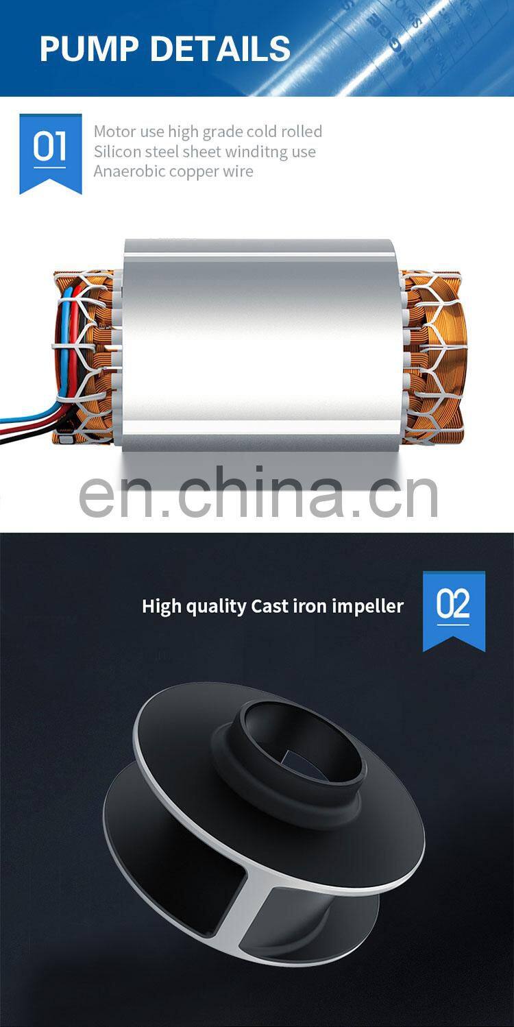 qw wq non-blocking submersible sewage high pressure sewage pump sewage pump 75 kilogram