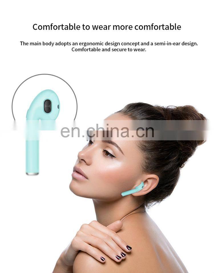 Hot In-Ear Sport Earphones Wholesale Portable Blue tooth Headphone Splitter Waterproof TWS Bluetooth Earphone