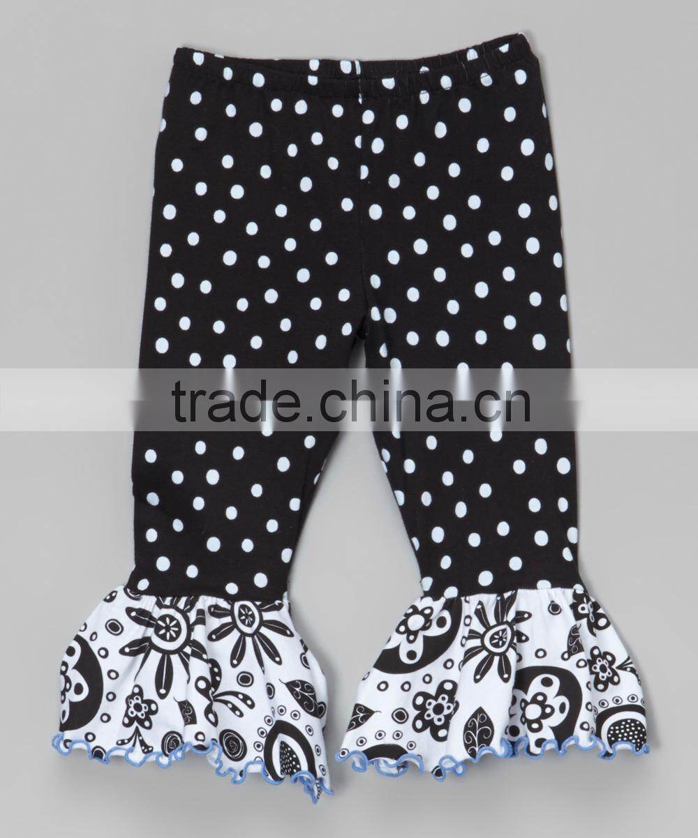 custom dongguan clothing 100% cotton ruffle strip child wholesale clothing