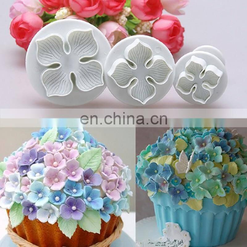 Home Bake-ware Flower Plunger Cutter Molds Embossed Stamp For Fondant Cake Cookie