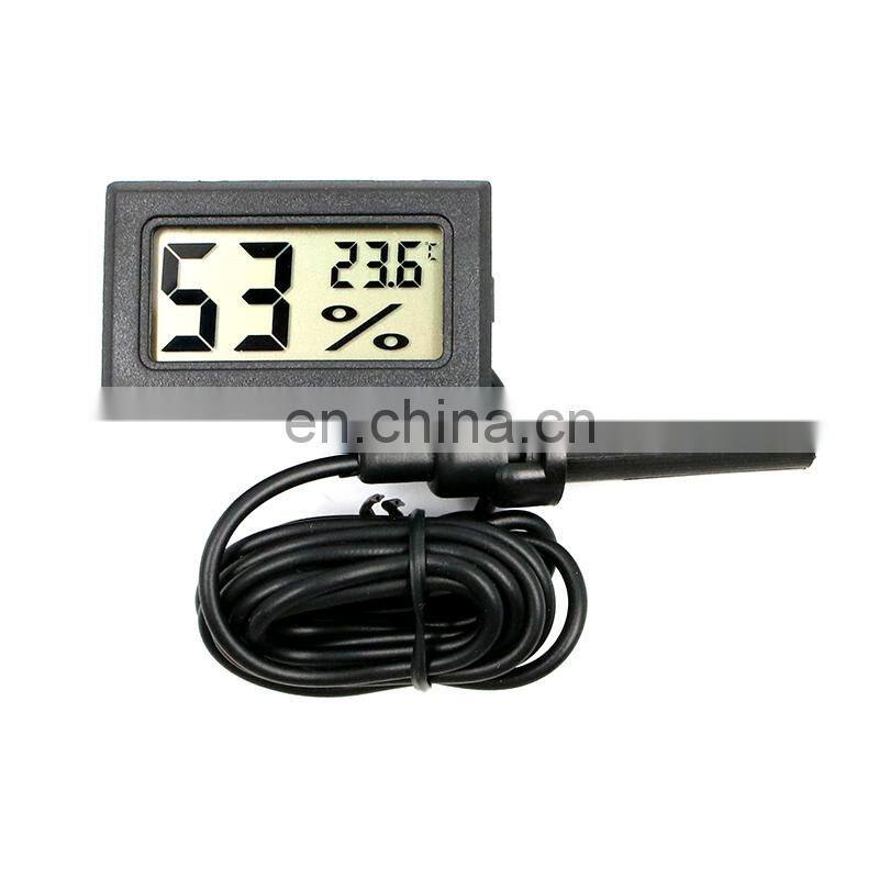 Mini LCD Digital Thermometer Hygrometer Thermostat Indoor Convenient Temperature Sensor Humidity Meter Gauge Instruments Probe