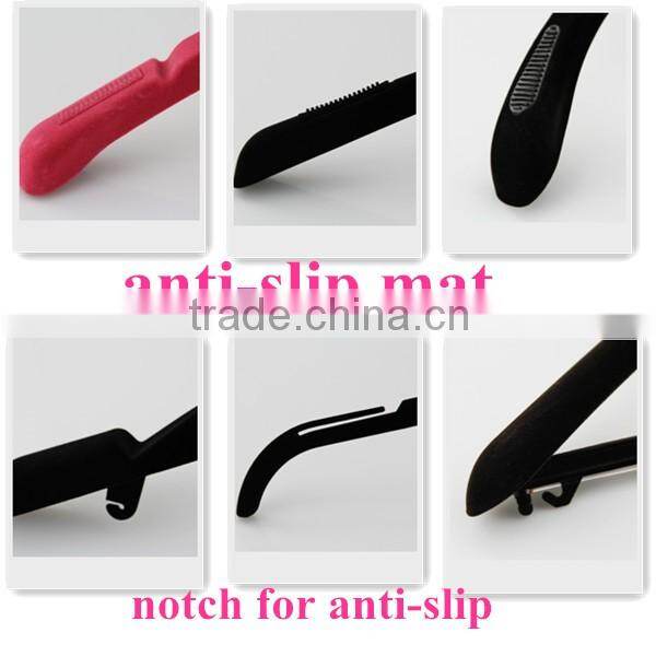 white plastic clothes hanger suit hanger