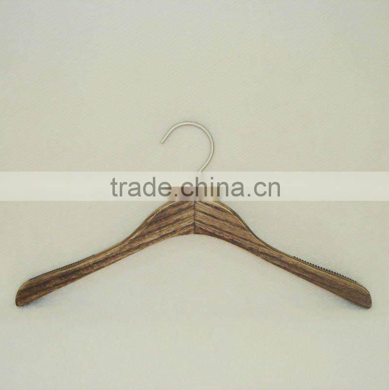 LH53 slim hanger wood top hanger nonslip