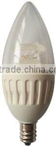Dimmable ETL E12 LED Candle Light Bulb