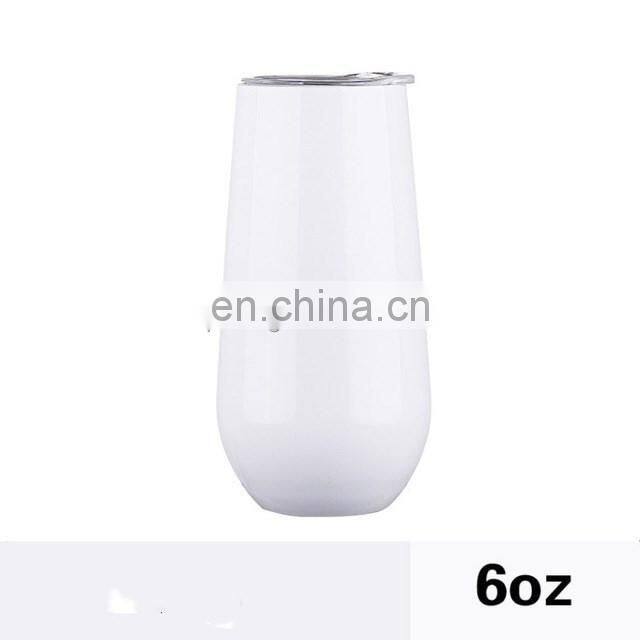 Hot Selling Colorful 6OZ Stainless Steel Wine Glass Mug Steel