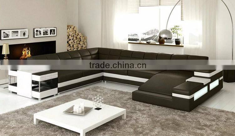 promotion living room furniture modern leather sofa