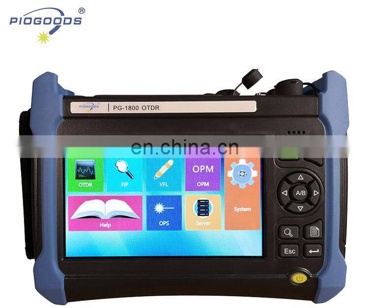 PG-1800 optical fiber otdr testing 850/1300/1310/1550nm, 28/26/37/36dB, built in power meter, laser source, VFL