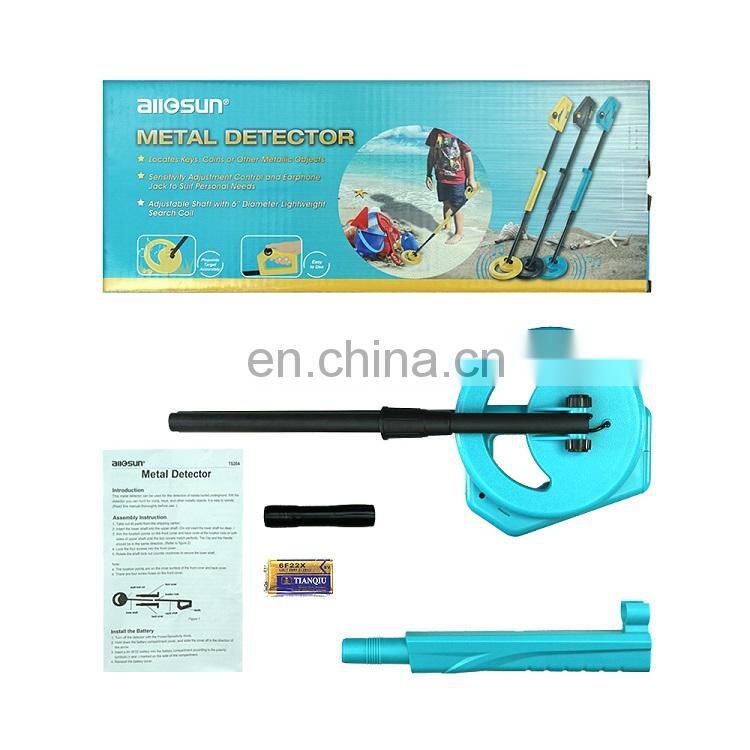 All-sun Junior Kid Metal Finder for Children Outdoor Beach Coil Search Hand Held Metal Detector Silver Finder