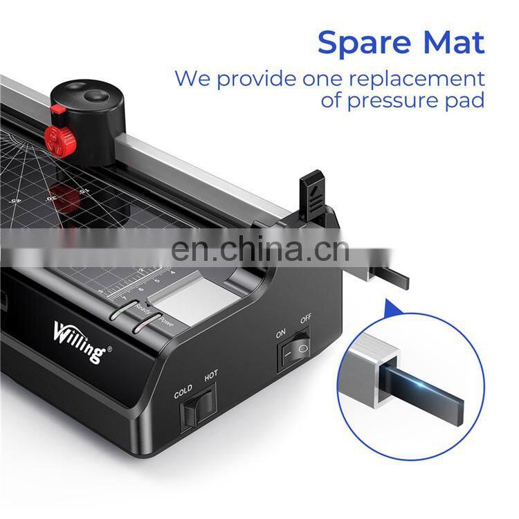 Value Automatic Small electric coldroll laminator 230MM plastic laminatormachine lamination machine a4size plastificadora prices