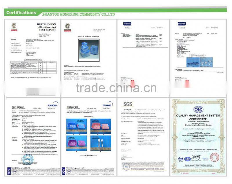 Heart shaped plastic tiffin lunch box / bento box for children