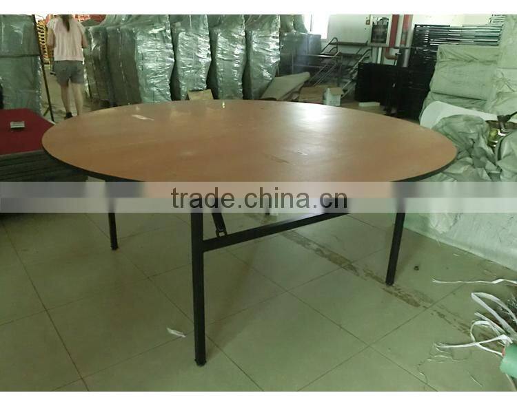 China factory supply wood folding table for canteen