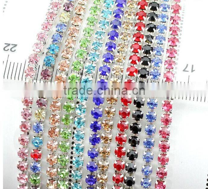 claw chains 2.0mm diamond chain mobile phone key chain