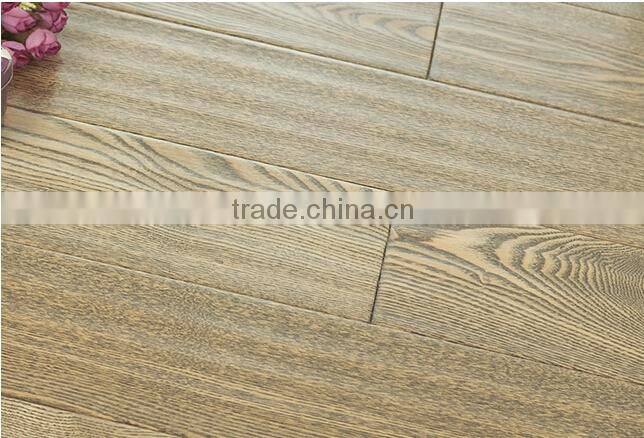 Lacquered AB grade American Ash Parquet Engineered wood Flooring