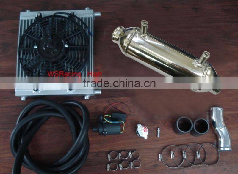 water to air barrel intercooler kit for DIY performance car