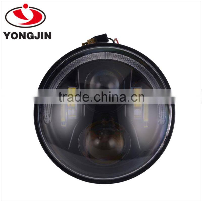 Harley motorcycles led headlight 7 inch Led motorcycle headlight 7 harley