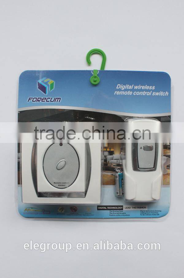 2015 New arrival Wall Digital Wireless 1-Channel Remote Control Switch Power