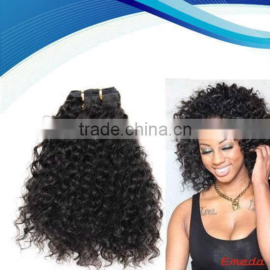 WJ002 5A grade 100% virgin kinky afro curl ombre hair extension