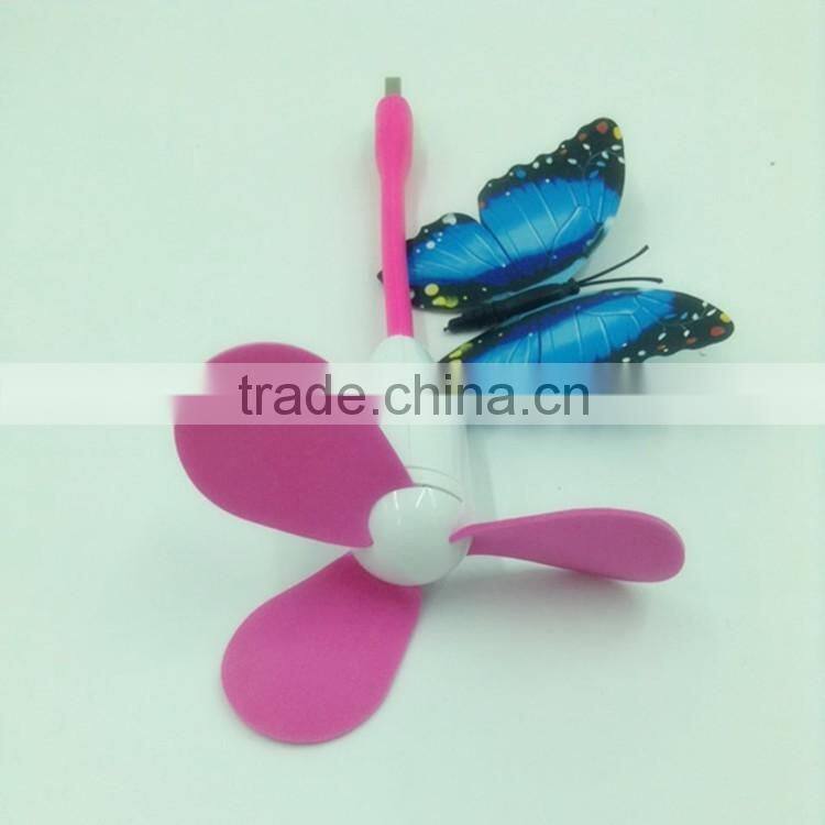 New 2016 Fashion Summer USB Fan Style Mini USB Fan for Computer or Smart Phone