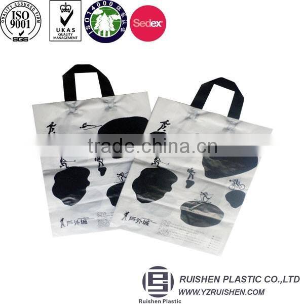 Colorful Small Packing Bag, Plastic Loop Handle Bag, Shopping Bag With Bottom