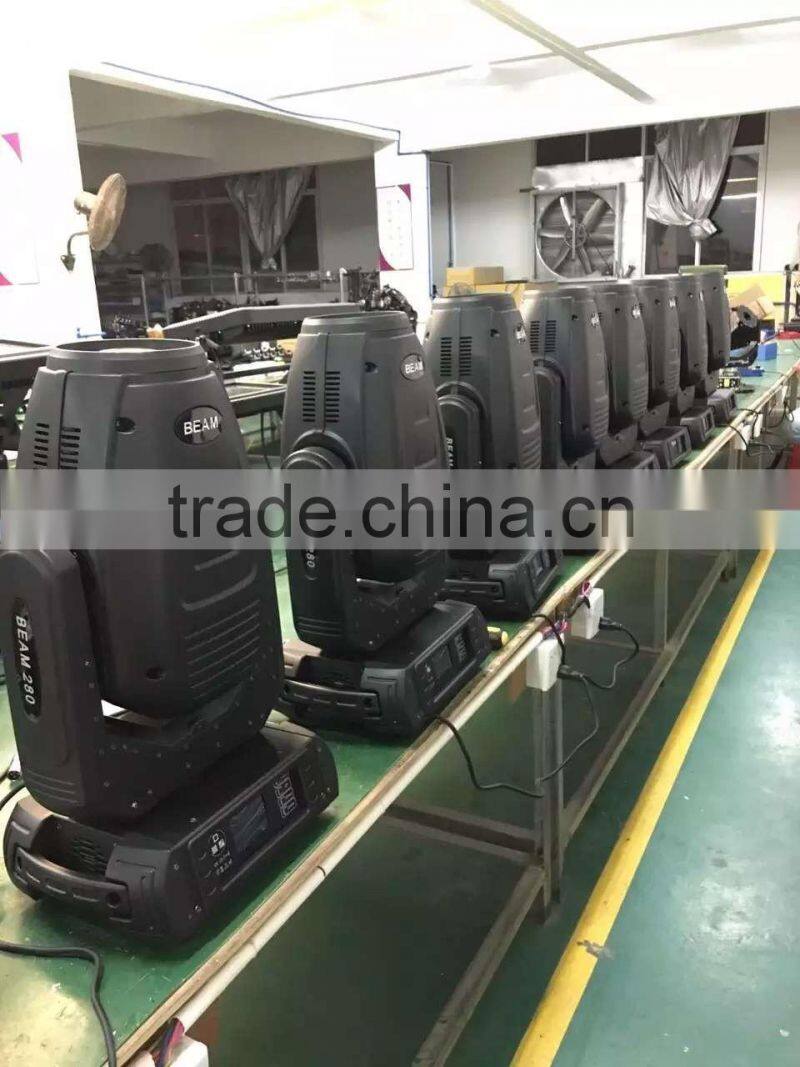 stage moving head light 280w 10R beam spot high brightness sharpy 2 Gobo plates Factory wholesale good price