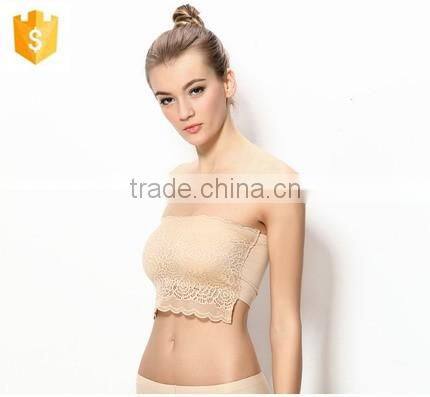 2016 sexy lace seamless bra, wholesale sexy strapless lady bra lingerie nightwear