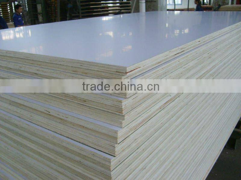 1220x2440mm popular core melamine faced plywood sheet