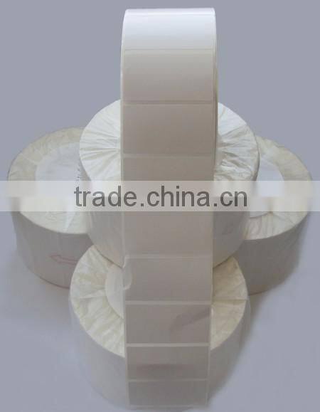blank white paper material inkjet label roll