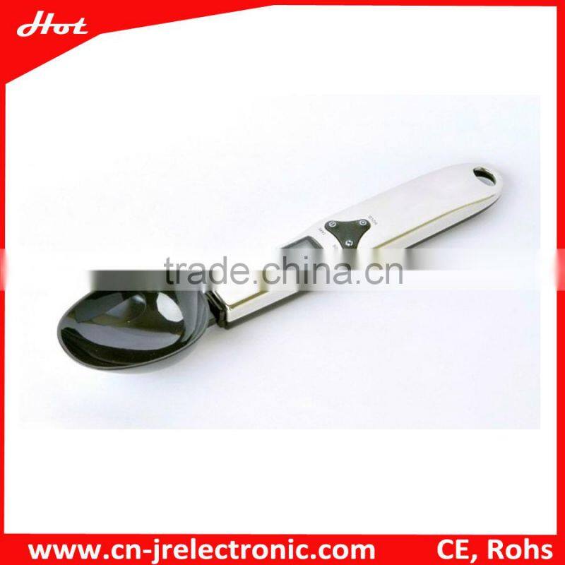 Popular stainless steel cooking utensil weighing spoon kitchen tool