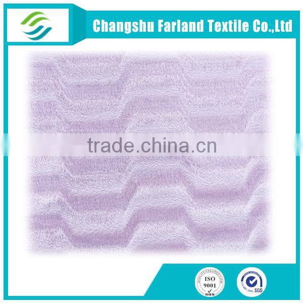 super soft short pile fabric with brushed craft