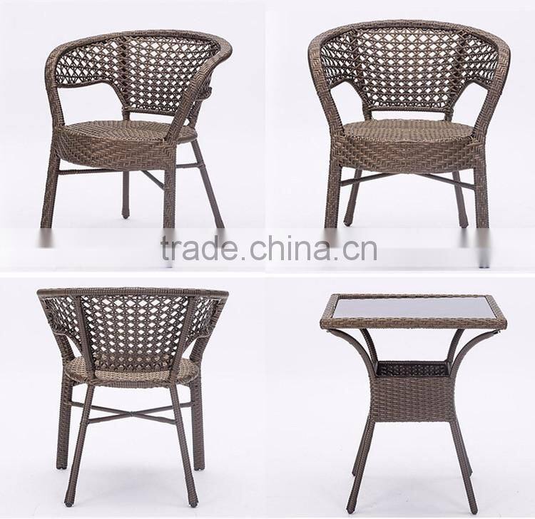 High Quality Leisure PE Rattan Modern Patio Set Garden Furniture Rattan Furniture Set