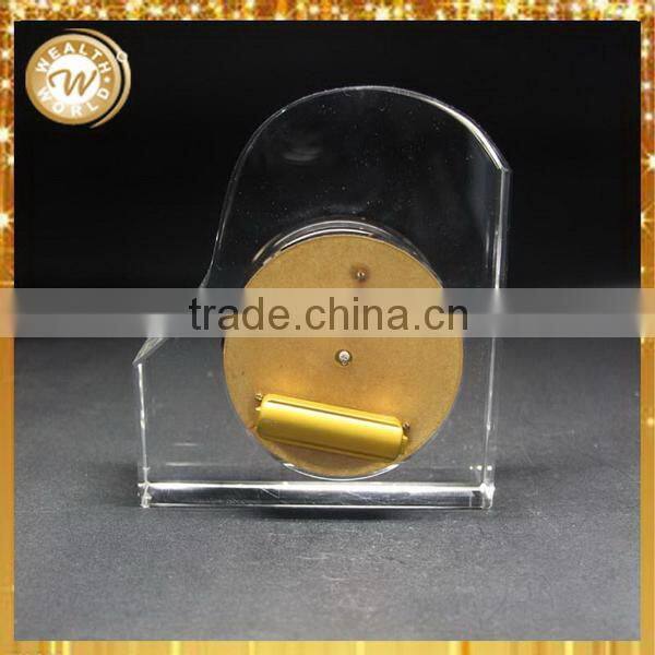 Contemporary hot selling crystal table clock with logo