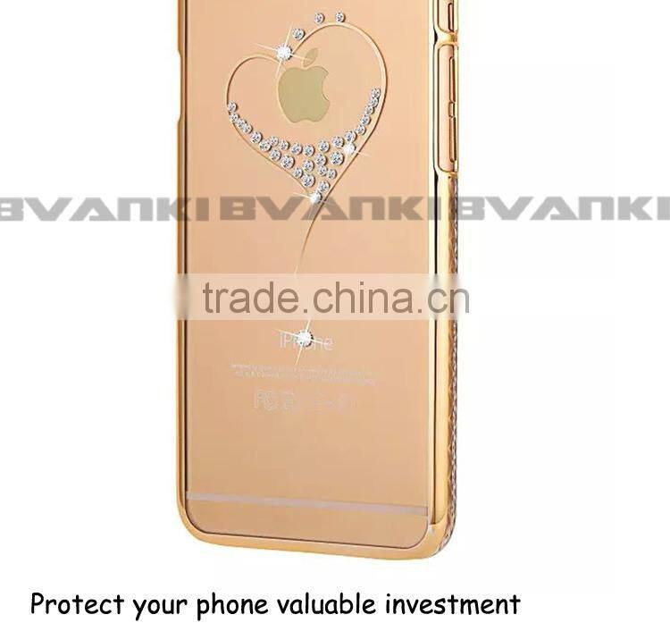 Hot Bling Mobile Phone Cover Sublimation For iPhone Cover,Mini PC Case For iPhone 6 Housing Back Cover Celulares Grandes