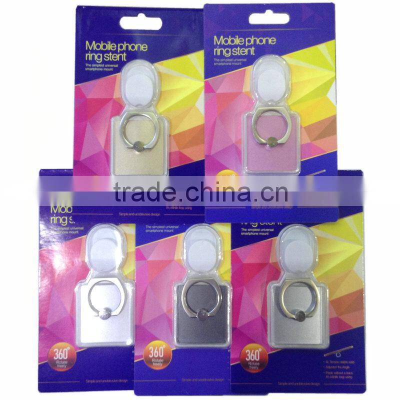 Mobile Phone Ring Stent-- Universal 360 Degree Rotatable Ring Holder / Car Hanging Ring for iPhone / iPad / Samsung