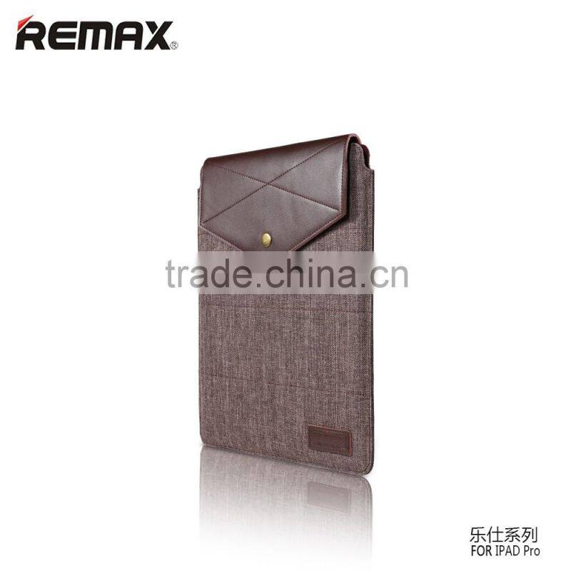 Remax LESHI Series For iPad Pro PU Leather Laptop Sleeve Case Protective Case Bag Cover for iPad Pro TB-0005